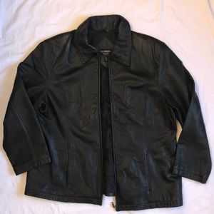 Outbrook brand leather coat